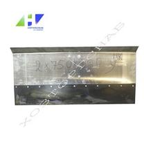 Лопата для снега алюминиевая 2 мм 750×350, 1-бортная, нижнее крепление, закалённая накладка